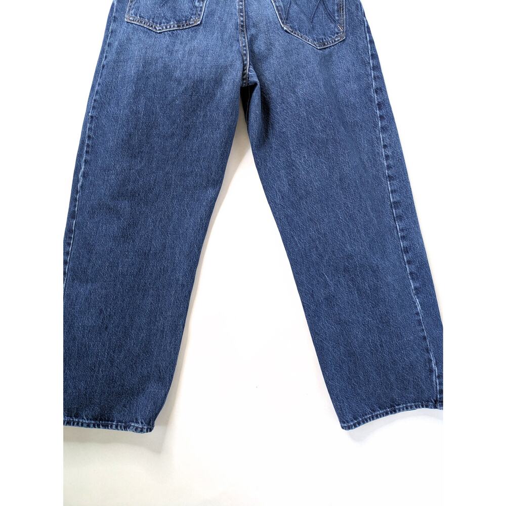 MOTHER Jeans Half Pipe Ankle Superior 27 Did You Bring Me Anything Barrel Blue - Picture 6 of 13